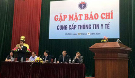 Cuộc họp sáng nay (5/4) tại Bộ Y tế
